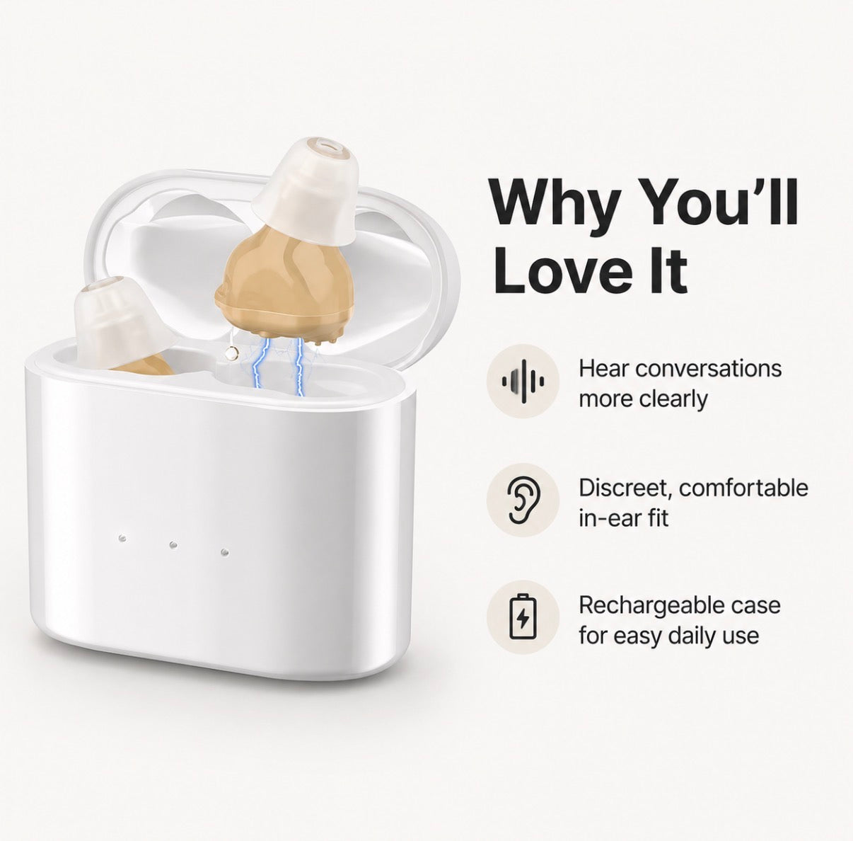 SoundEase Hearing Aids PRO Bluetooth
